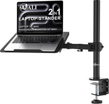 WALI stalinis nešiojamojo kompiuterio laikiklis - ergonomiškai optimizuotas 17 colių nešiojamiesiems kompiuteriams, visiškai reguliuojamas, su vėdinama aušinimo platforma, 10 kg keliamoji galia (M00LP), juodas