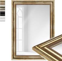 WANDStyle Didelis auksinis baroko stiliaus veidrodis Didelis sieninis veidrodis Vintage 50 x 70 cm Didelis sieninis veidrodis Didelis vonios kambario veidrodis Medinis prieškambario veidrodis Sieninis veidrodis H550 Pagaminta Vokietijoje