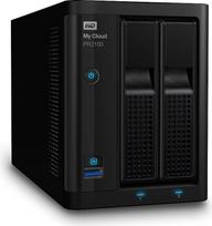 WD 20 TB „My Cloud Pro PR2100“ „Pro Series“ 2-lizdinis tinklo prijungtas saugojimo įrenginys (NAS) – WDBBCL0200JBK-EESN