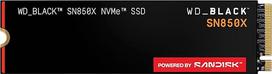 WD_BLACK SN850X NVMe SSD 4 TB vidinis SSD (žaidimų atmintis, PCIe Gen4 technologija, skaitymo greitis 7 300MB/s, rašymo greitis 6 600MB/s) Juodas