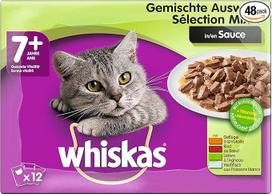 whiskas Visavertis pašaras suaugusioms katėms nuo 7 metų ir vyresnėms - gyvūnų maistas.