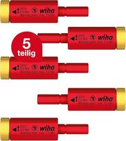Wiha Drehmoment Set easyTorque Adapter electric für slimBits und slimVario Halter 5-teilig I Drehmoment-Adapter I 0,8-4,0 Nm I VDE geprüft (41479)