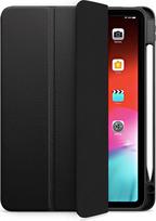 WIIUKA dėklas "iPad Air" 11 colių (2025/2024) M3/M2, "iPad Air 6/5/4" (2022/2020), vokiška oda, odinis dėklas, itin plonas, "Premium Smart Cover" dėklas, juodas