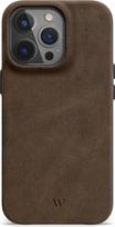 WIIUKA dėklas "iPhone 14 Pro", odinis iš Vokietijos, odinis itin plonas, aukščiausios kokybės mobiliojo telefono dėklas, Qi, Vintage Brown