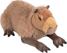 Wild Republic Cuddlekins Eco Jumbo Capybara pliušinis žaislas, 76 cm, pliušinis žaislas, ekologiškas