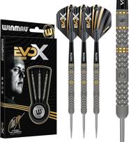 WINMAU Michael Van Gerwen MvG - "EvoX" profesionalių smiginio strėlių rinkinys su skrituliukais ir koteliais - galima rinktis su minkštu 18 g antgaliu / 20 g pilnu svoriu ir plieniniu 21 g, 22,5 g ir 24 g antgaliu