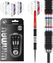 WINMAU Thibault Tricole 23 g profesionalios volframo strėlės su plieniniu antgaliu ir koteliais (Waves)