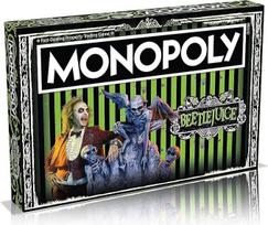 Winning Moves Beetlejuice Monopoly stalo žaidimas, Pirkite Adam Maitland, Lydia Deetz, Preacher, Otho, Sandworm ir Swap Your Way to Success Puiki dovana 12+ metų vaikams