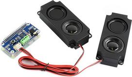 WM8960 garso HAT, suderinamas su „Raspberry Pi 5“, „4B“, „3B+“, „3B“, „Pi Zero“, „Zero W“, „Pi Zero 2W“, „Zero 2WH“, „Pico W“ ir „Pico 2W“, WM8960 „Hi-Fi“ garso plokštė HAT, stereo kodekas, „Hi-Fi“ atkūrimas/įrašymas, komplektuojama su 8 Ω 5 W garsiakalbi