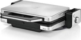 WMF "Lono Contact Grill 2-in-1", stalinis grilis, plokštelinis grilis, nuimamos kontaktinio grilio plokštelės, grilio plokštelės, kurias galima plauti indaplovėje, 2100 W