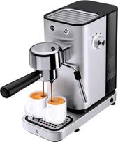 WMF „Lono“ espreso aparatas su portafilteriu, 1350 W, aparatas su portafilteriu, 2 įdėklai, skirtas 1–2 puodeliams espreso, 15 bar, puodelių laikiklis, pieno putojimo antgalis, matinis nerūdijantis plienas