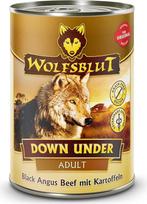 Wolfsblut - Down Under - 6 x 395 g - Black Angus Beef - Šlapias maistas - Šunų maistas - Be grūdų