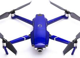 WRAPGRADE Pagrindinio bloko oda, suderinama su DJI Mavic2 (Stratosferos mėlyna)