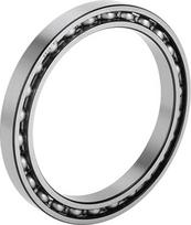 X AUTOHAUX 6819 P6 95x120x13 mm sutepta atvira sidabrinė riedlentės ratukė su giliagrūviniu rutuliniu guoliu