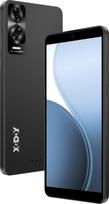 XGODY X33 išmanusis telefonas be sutarties, 6 colių 4G dviejų SIM kortelių pigus mobilusis telefonas, "Android 15", aštuonių branduolių, 8 MP + 5 MP fotoaparatas, 3GB + 32GB / 128GB išplečiama, veido ID, GPS, juodas