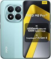 XIAOMI Poco M8 Pro 5G išmanusis telefonas, 8GB RAM + 256GB atminties, 6,83 colių 1,5 tūkst. kristalų AMOLED, "Snapdragon 7s Gen 4", 50 MP "Light Fusion 800" su OIS, IP68, žalias, 2 metų garantija
