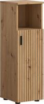 xonox.home „Mone“ vonios spintelė, 30 x 95 x 30 cm, korpusas ir fasadas – „Artisan Oak Replica“ (medžio spalvos) – aukšta vonios spintelė – moderni ir erdvę taupanti