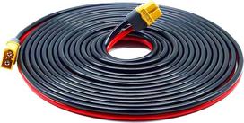 XT60 kabelio prailginimas, 5 m, saulės energijos maitinimo XT60 „moteriškos–vyriškos“ jungties prailginimo kabelis, 5 m, 12 AWG, suderinamas su „Anker EcoFlow PowerStation“ saulės baterija