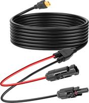 XT60 saulės energijos kabelis 16 AWG, XT60 prailginimo kabelis, saulės energijos įkrovimo kabelis, skirtas „EcoFlow Delta/River“, „Bluetti“, „Anker SOLIX“ nešiojamoms energijos stotims, saulės baterijų adapterio kabelis, skirtas 160 W/220 W/400 W saulės b
