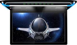XTRONS® 15,6 colių ultraplonas FHD skaitmeninis TFT ekranas, 1080P vaizdo grotuvas automobiliui, ant stogo montuojamas monitorius su HDMI jungtimi