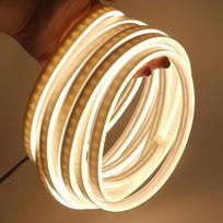 XUNATA 12 V 2835 LED neoninė lemputė, 120 LED/m, vandeniui atspari lanksti LED neoninė juosta miegamajam ir Kalėdų vakarėliui (5 m), ES