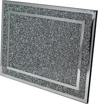 XXL karščiui atspari krištolo stiklo pjaustymo lenta - profesionali pjaustymo lenta mėsai, daržovėms, vaisiams, tapams ir sūriui - 40 cm x 30 cm x 2 cm - patvari stiklo stalviršio apsauga