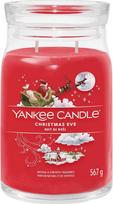 Yankee Candle Signature Scented Candle Didelė ilgai deganti žvakė "Kalėdų išvakarės" sojų vaško mišinys