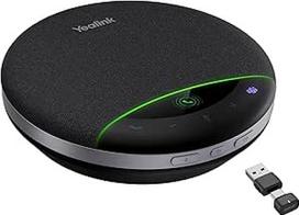 Yealink SP96 "Bluetooth" konferencijų garsiakalbis su "Dongle", nešiojamasis garsiakalbis su 30 m atstumu, 6 mikrofonų ANC, 26 val. pokalbio laikas, konferencijų mikrofonas 8 žmonėms, "Daisy" grandinė 20 žmonių
