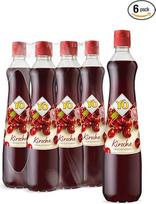 YO vyšnių sirupas (6 x 700 ml) - iš 1 x butelio galima pagaminti iki 6 litrų paruošto gėrimo - be saldiklių, dažiklių ir konservantų, veganiškas