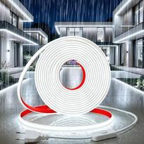 YOODI 230 V COB LED juosta, 20 m, šaltai balta, 6000 K, skirta lauko sąlygoms, atspari vandeniui, IP65