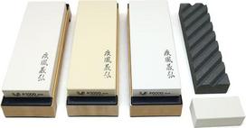 Yoshihiro Professional Grade Toishi japoniškas peilių galąstuvas Vandens akmenys 3 vnt: #1000, #3000, #8000