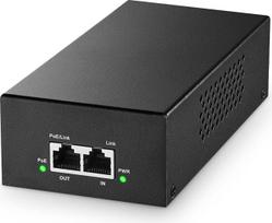 YuLinca 2.5 Gigabit PoE+ injektorius, 802.3af/at/bt 90W maitinimo per Ethernet PoE adapteris, 100/1000/2500Mbps, ne PoE adapteris, Plug & Play, atstumas iki 100 metrų (328 pėdų)