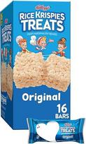 YYST Rice Krispies Treats Marshmallow užkandžių batonėliai, užkandžiai vaikams, užkandžiai pietums, originalūs, 12,4 oz dėžutė (16 batonėlių)