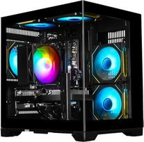 Žaidimų kompiuteris „Tower“ su procesoriumi „Ryzen 5 5500“ ir vaizdo plokšte „GeForce RTX 3050“ (8GB) | 16GB DDR4 RAM, 512GB NVMe SSD palaikantis stalinis kompiuteris, skirtas žaidimams, transliacijoms, vaizdo redagavimui ir namų biurui