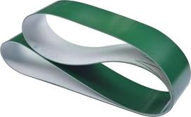 Žalia PVC konvejerio juosta, lengvas pramoninis plokščios juostos ritinys, tinkamas montavimo linijoms, atsarginės dalys oro uostų transportavimo sistemoms, 1 x 0,8 m / 3,2 x 2,6 pėdos