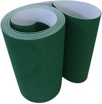 Žalia PVC konvejerio juosta, 5 mm storio, pramoninės pavaros diržai, skirti pakavimo gamykloms, ilgaamžis pavaros diržas (1150 x 220 mm) – idealiai tinka konvejerio linijoms