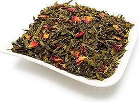 Žalioji arbata | Žaliosios arbatos mišinys - Sencha Cherry Rose - Žalioji arbata su vyšnių skoniu - Natūraliai aromatizuotas arbatos mišinys - Ledinė arbata