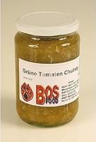 Žaliųjų pomidorų čatnis su baltuoju balzaminiu actu, 650 g