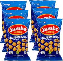 Žemės riešutų rutuliukai 6 x 102 g Jumbo Classic Snack iš Graikijos + 20 ml alyvuogių aliejaus Jassas