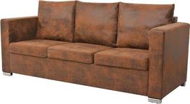 ZEYUAN 3 vietų sofa, svetainės sofa, svetainės baldai, jaunimo sofa-lovos svetainė, sofos ir sofos, jaunimo vaikų kambarys, 191 x 73 x 82 cm, dirbtinė zomša