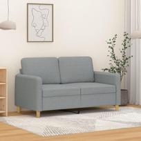 ZEYUAN 359470 dvivietė sofa, šviesiai pilka, 120 cm, audinio apmušalas, poilsio sofa, sofos ir kušetės, poilsio sofa, sofa svetainei, sofa su miego funkcija