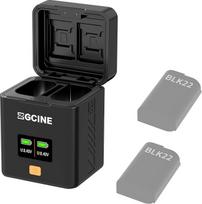 ZG CINE PS-BLK22 įkrovimo dėklas fotoaparato akumuliatoriaus įkrovimo dėžutė, skirta "Panasonic" / "Lumix" DMW-BLK22 akumuliatoriui