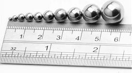 ZHGUIMING „Dia“ guolių rutuliai iš 304 nerūdijančio plieno, skersmuo 1–12 mm, tikslūs rutuliai G100 HRC, skirti guoliams (6,35 mm – 20 vnt.)