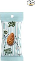 ZIG – Užkandžiai iš vaisių ir riešutų – Kepinti ir sūdyti migdolai, 300 g | 10 pakuočių po 30 g