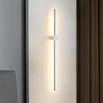 ZMH vidaus sieninis šviestuvas LED, 60 cm, baltas, koridoriaus lempa, šiuolaikinis dizainas