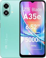 ZTE Blade A35e, "Android" mobilusis telefonas, išmanusis telefonas be sutarties: 2GB + 64GB atminties, žalias, 5000 mAh akumuliatorius ir 6,52 colių HD+ ekranas