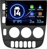 [2G + 32G] Automobilinis radijas "Android 14" Mercedes Benz M-Class W163 ML 350 1998-2002 Carplay Android automobilinė GPS navigacija WiFi kamera 9 colių IPS ekranas su greitu įkrovimu Bluetooth RDS FM AM USB veidrodis