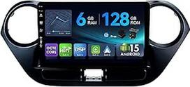 [6G + 128G, aštuonių branduolių] - MSD automobilinis radijas Hyundai Grand I10 (2013-2018) Android 15 GPS navigacijos radijas CarPlay Android automobilio vairo valdymas Dual Band WiFi DSP DAB atbulinės eigos kamera MIC 2 DIN 9