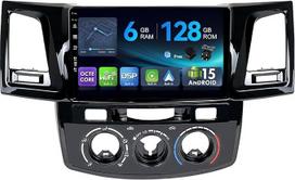 [6G + 128G, aštuonių branduolių] - MSD automobilinis radijas Toyota Fortuner Hilux Revo Vigo 2004-2014 | Android 15 GPS navigacijos radijas | CarPlay Android automobilio vairo valdymas WiFi DSP DAB | atbulinės eigos kamera MIC
