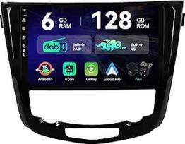 [6G+128G | Integruotas DAB+ 4G] - MSD automobilinis radijas Nissan X-Trail Qashqai J11 Rouge (2014-2018) | Android 15 GPS radijas | CarPlay Android automobilio vairo valdymas | Kamera MIC | Octa-Core 2 DIN 10.1